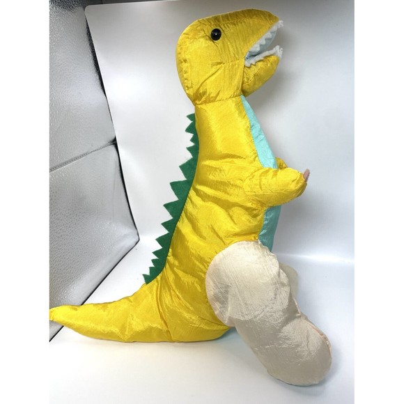 Bee International Vintage Nylon Polyester Dinosaur T- Rex Plush P9 - Picture 5 of 7